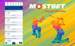 mostbet app cricket