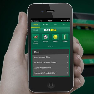 Bet365 T20 betting app.
