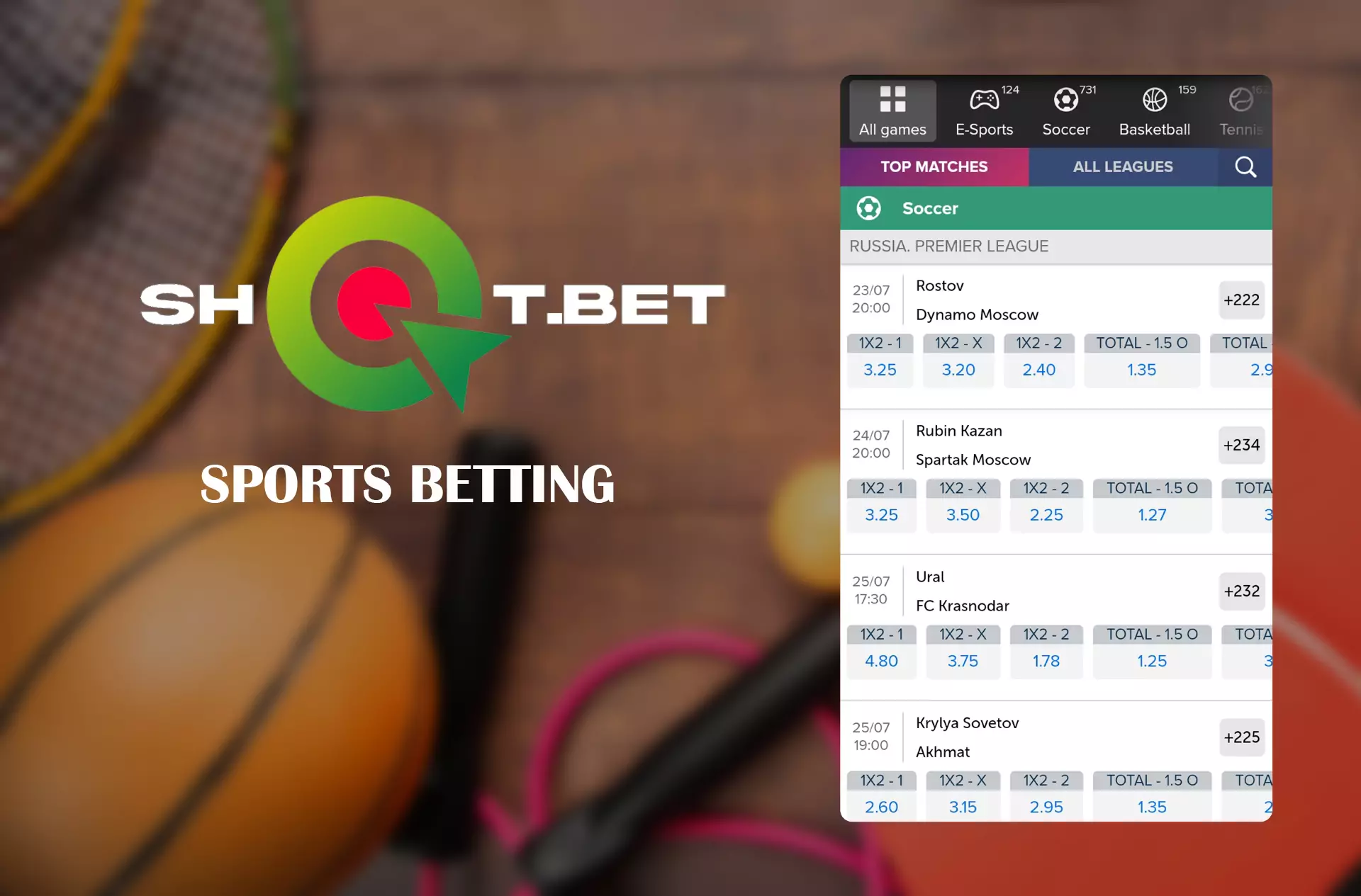How to Bet in Shot Bet