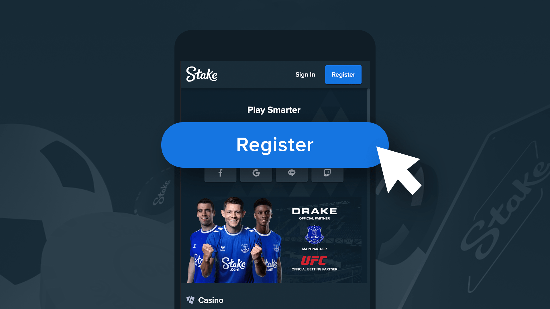 Stake app Registration