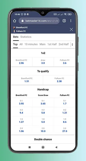 Advantages of the BETMASTER Betting App