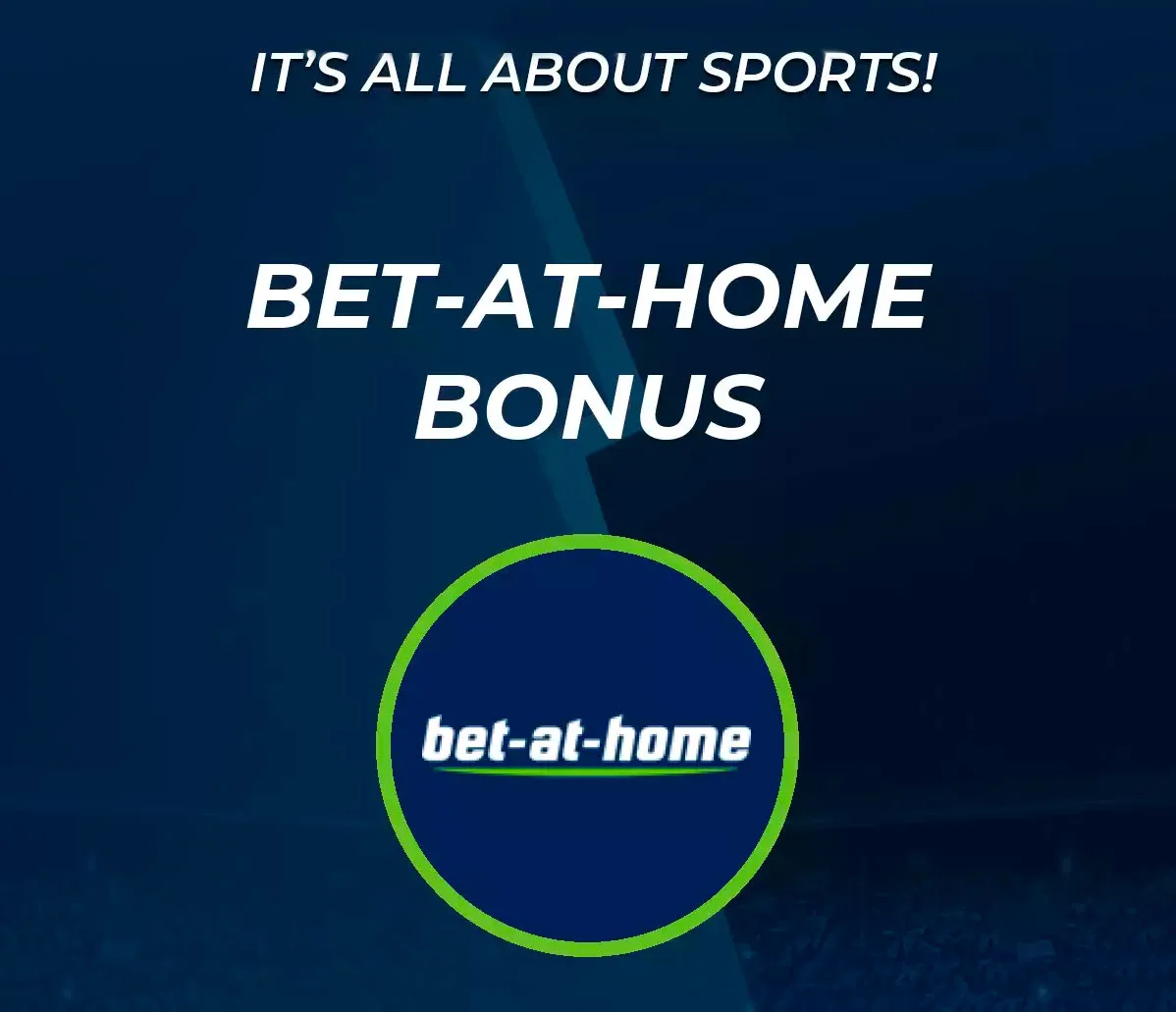 Welcome Bonus at Bet-At-Home