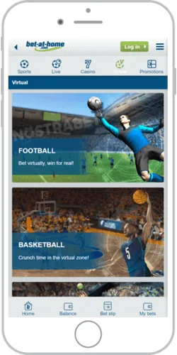 Mobile Version of the Bet-At-Home Site